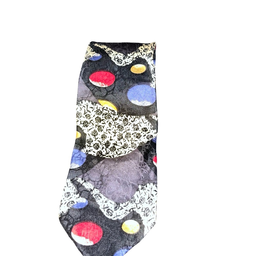 Silk Accents Colorful Patterned Tie